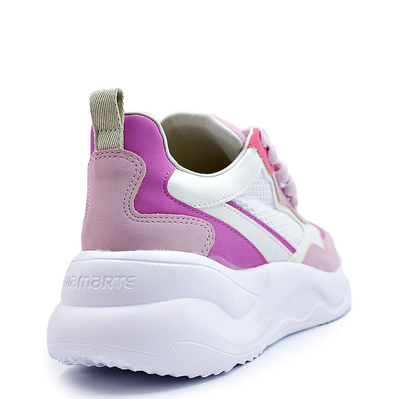 Tênis Via Marte Casual Bege Feminino 21-13703-09 | Omar Calçados