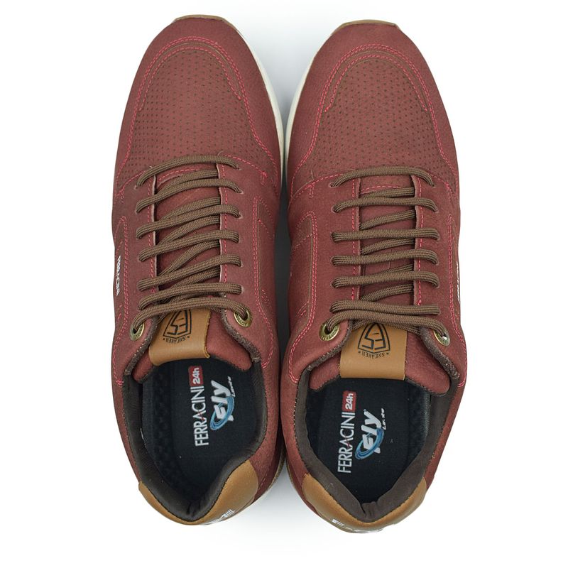 Sapatênis Ferracini 2577 Bordô 41 em Promoção | Ofertas na Americanas