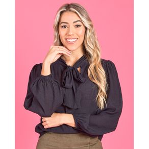 BLUSA AFETTO 10829 PRETO G