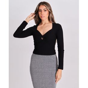 BLUSA COLCCI 14065 PRETO G